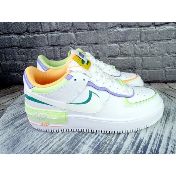 Nike Air Force 1 AF1 Shadow White/White-Peach Cream Women 11 Men 9.5 New In Box main image 14